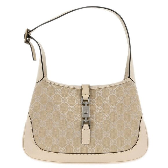 Gucci White GG Jackie Hobo Handbag 001･3735 001998 166685 - Picture 1 of 12